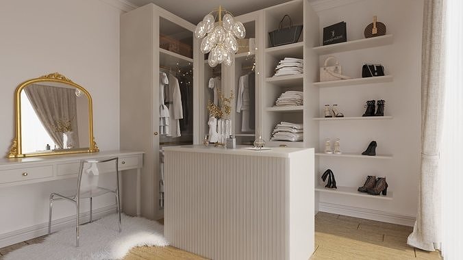 dressing room corona 3D model