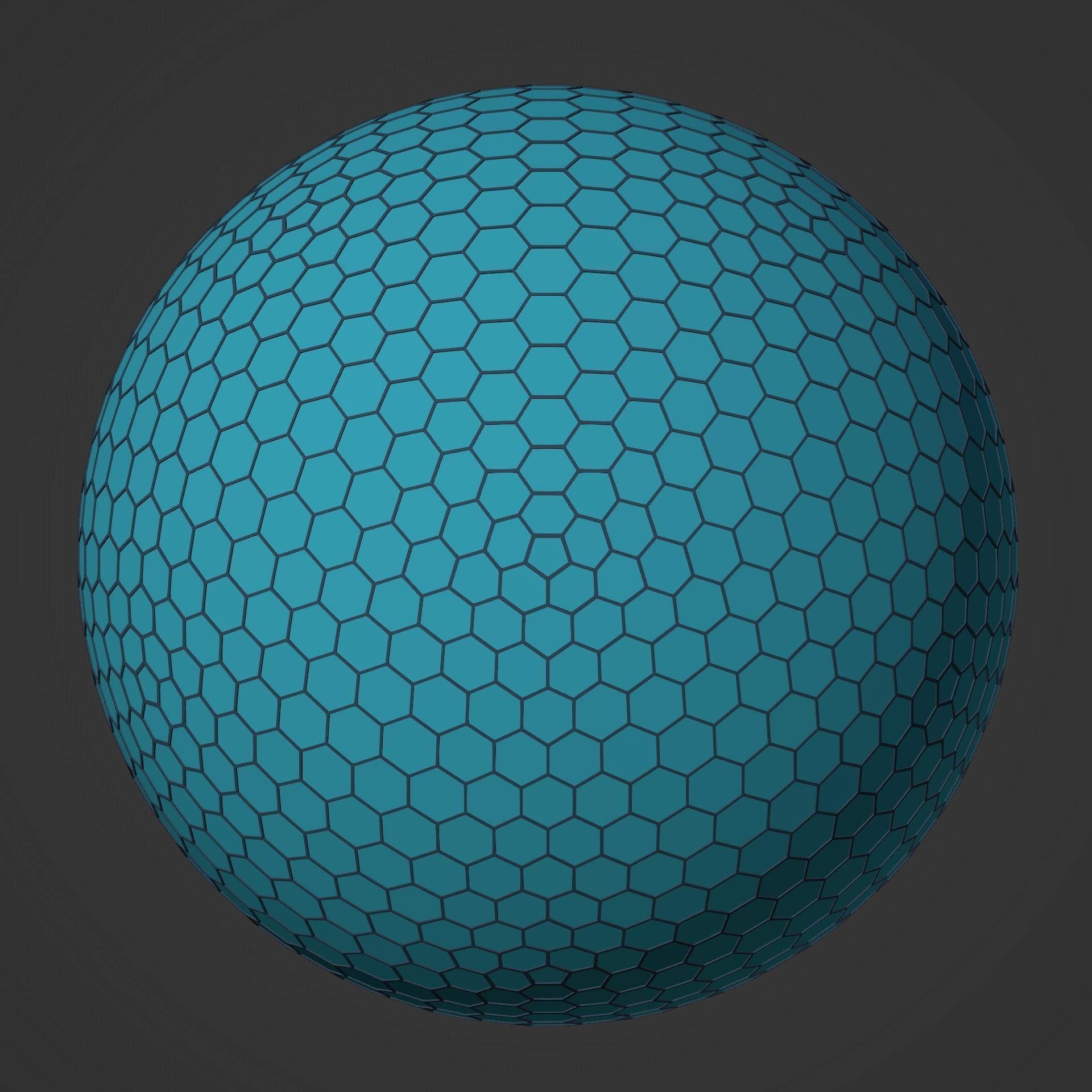 Geodesic Dome Low-poly 3D model_7