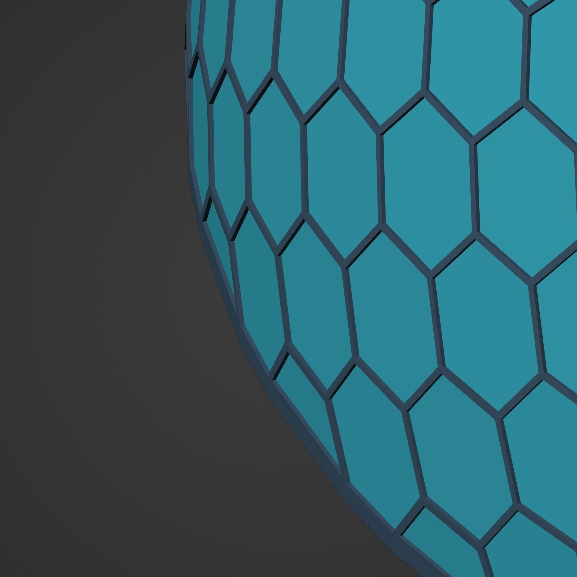 Geodesic Dome Low-poly 3D model_11
