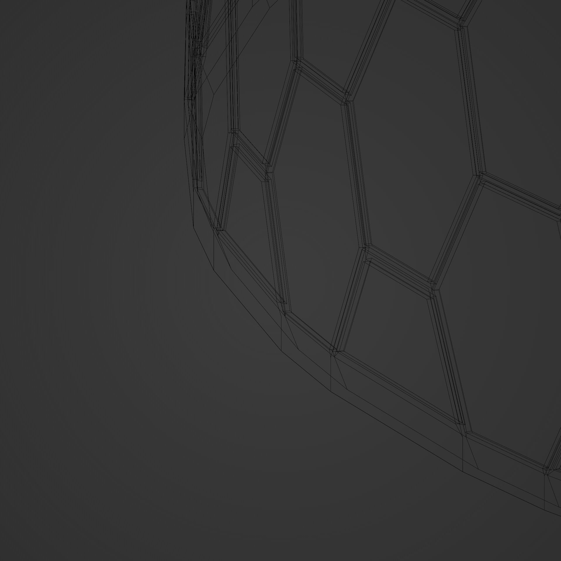Geodesic Dome Low-poly 3D model_13