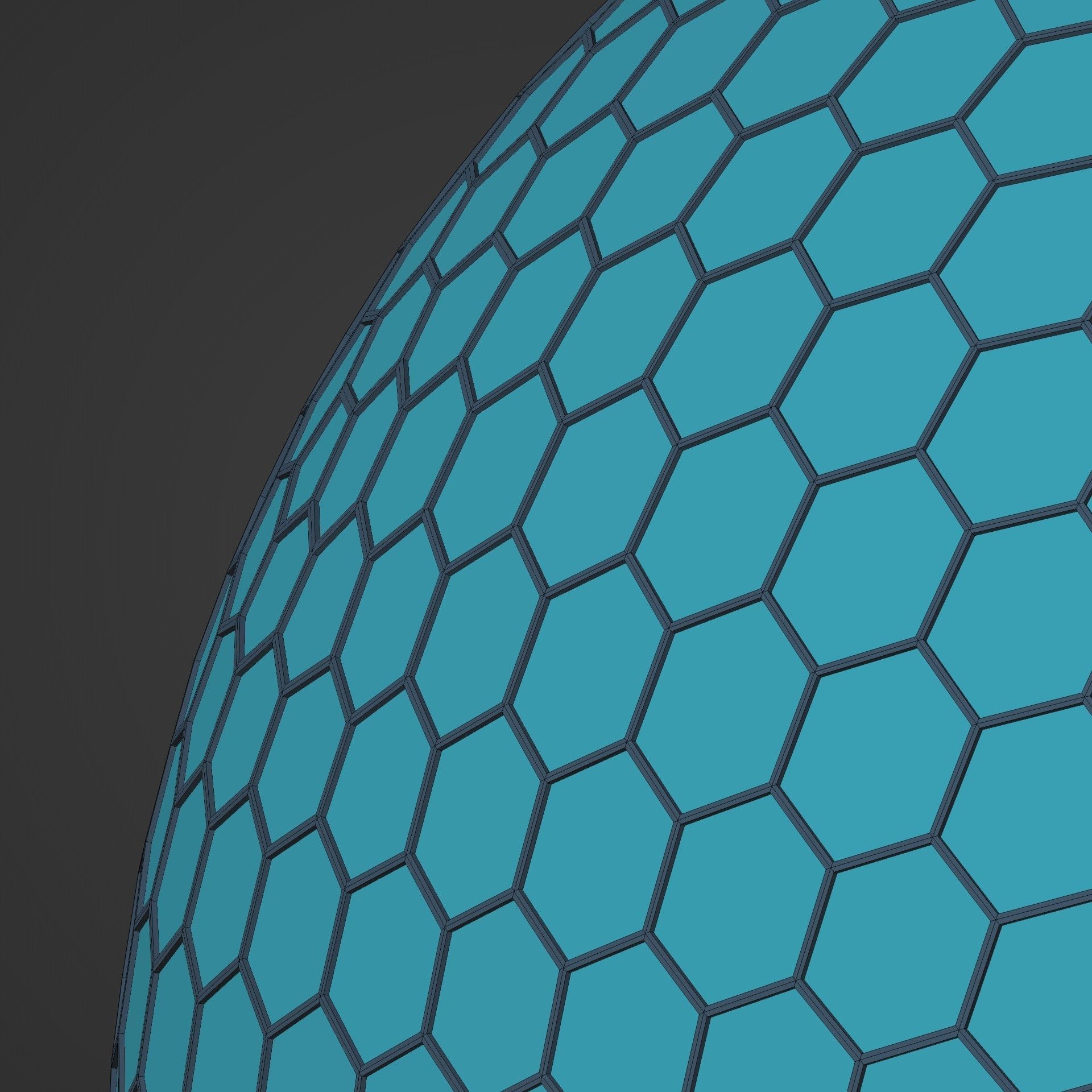 Geodesic Dome Low-poly 3D model_10