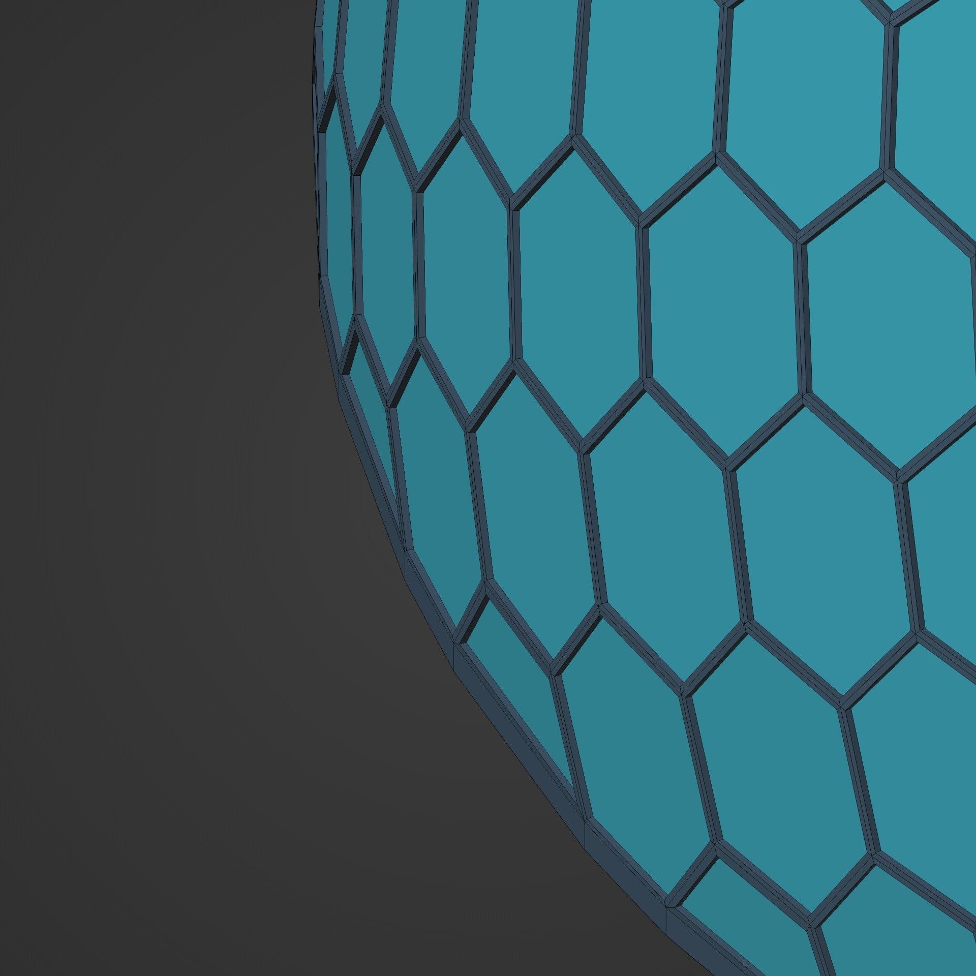 Geodesic Dome Low-poly 3D model_12