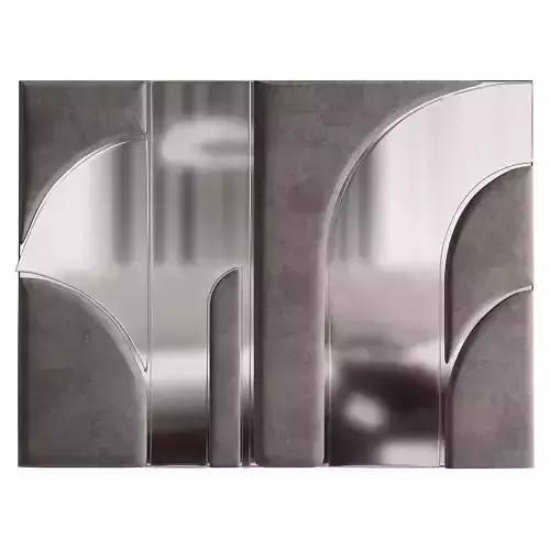 Panel arched wall mirror - bedroom furniture sets home