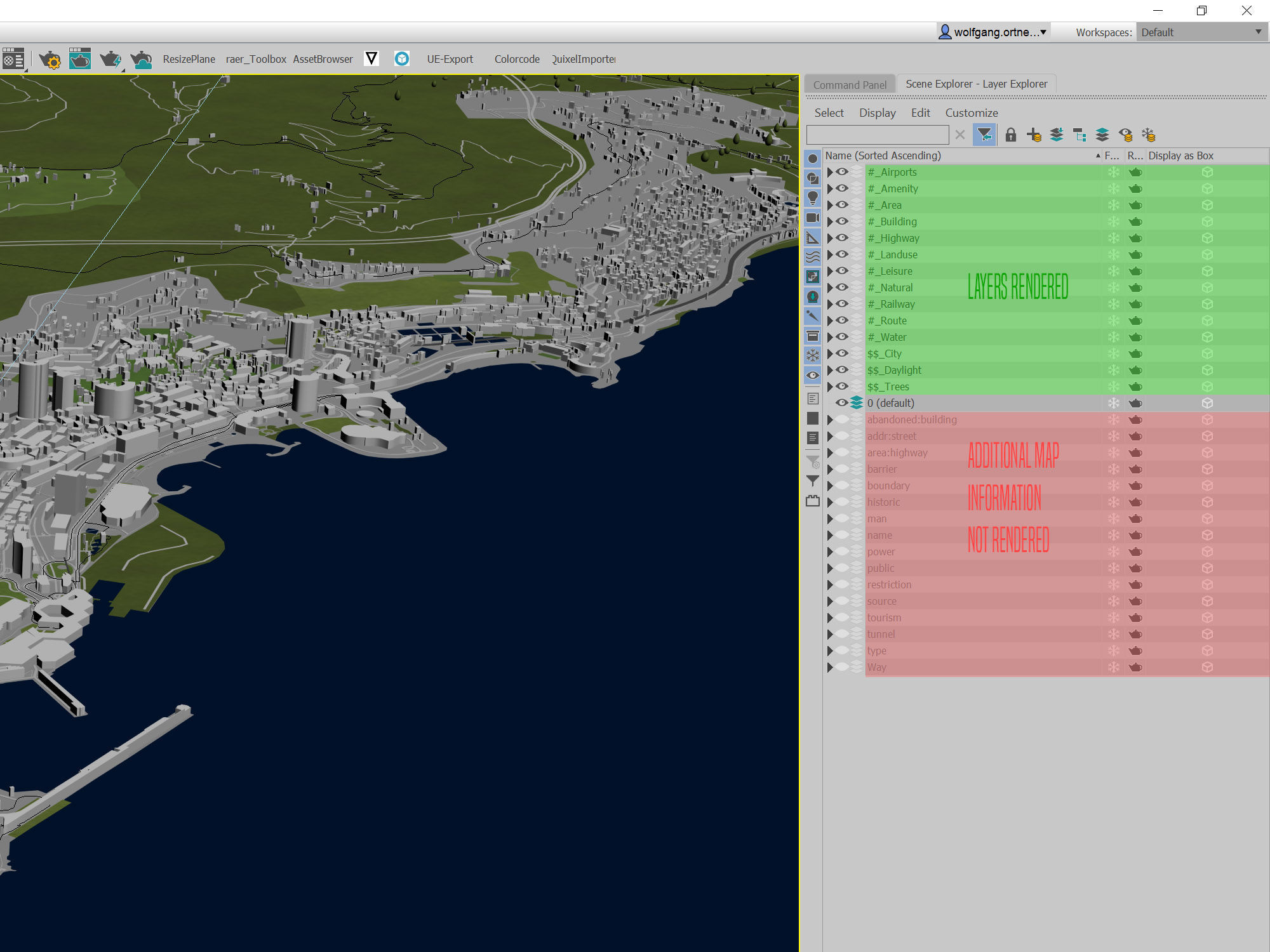 Monaco 50x50km 3D model_11