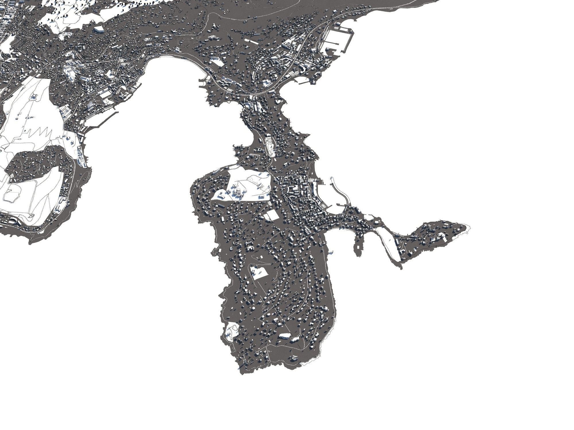 Monaco 50x50km 3D model_21