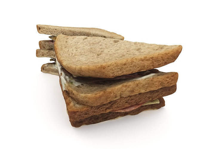 Sandwich 3D model 3