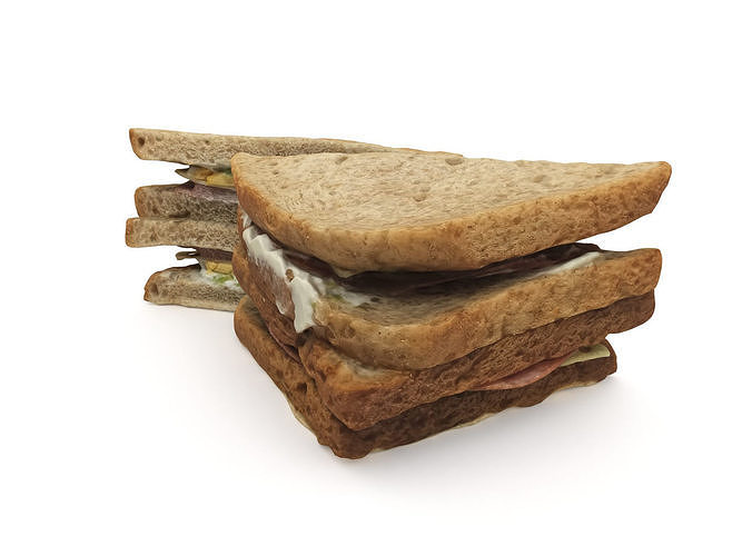 Sandwich 3D model 6