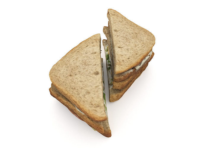 Sandwich 3D model 5