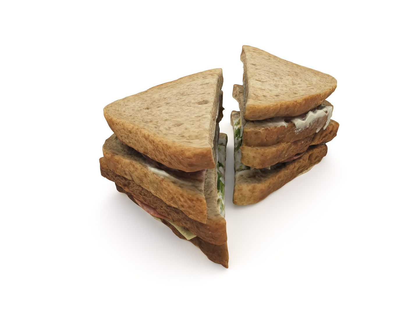 Sandwich 3D model_1
