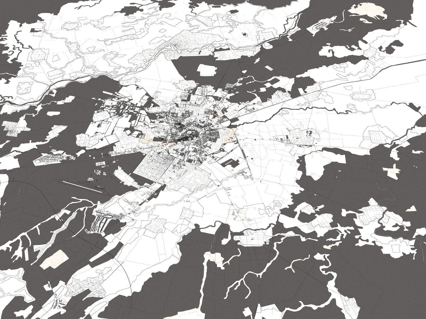 Timisoara Romania 50x50km 3D model_20