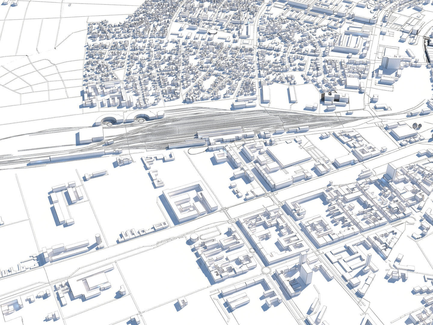 Timisoara Romania 50x50km 3D model_27