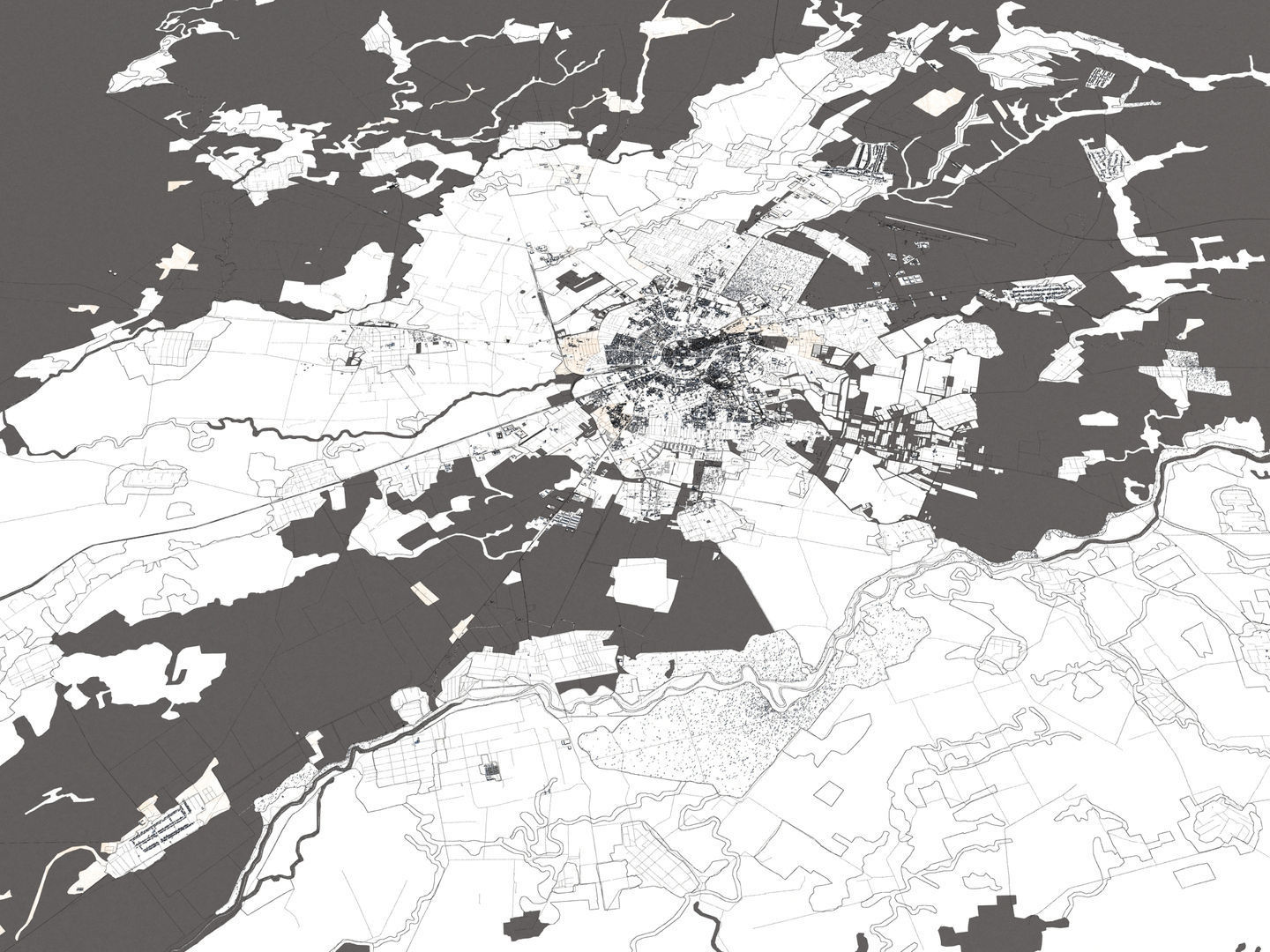 Timisoara Romania 50x50km 3D model_18