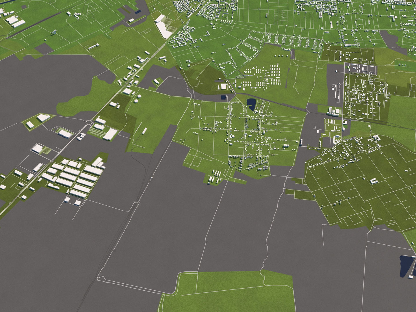 Timisoara Romania 50x50km 3D model_11