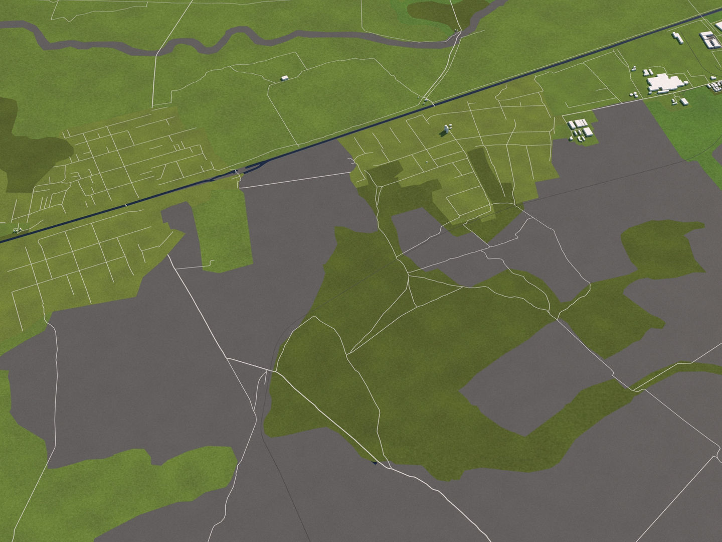 Timisoara Romania 50x50km 3D model_10