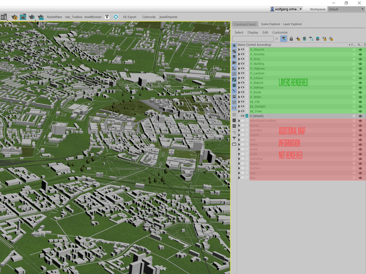 Timisoara Romania 50x50km 3D model_14