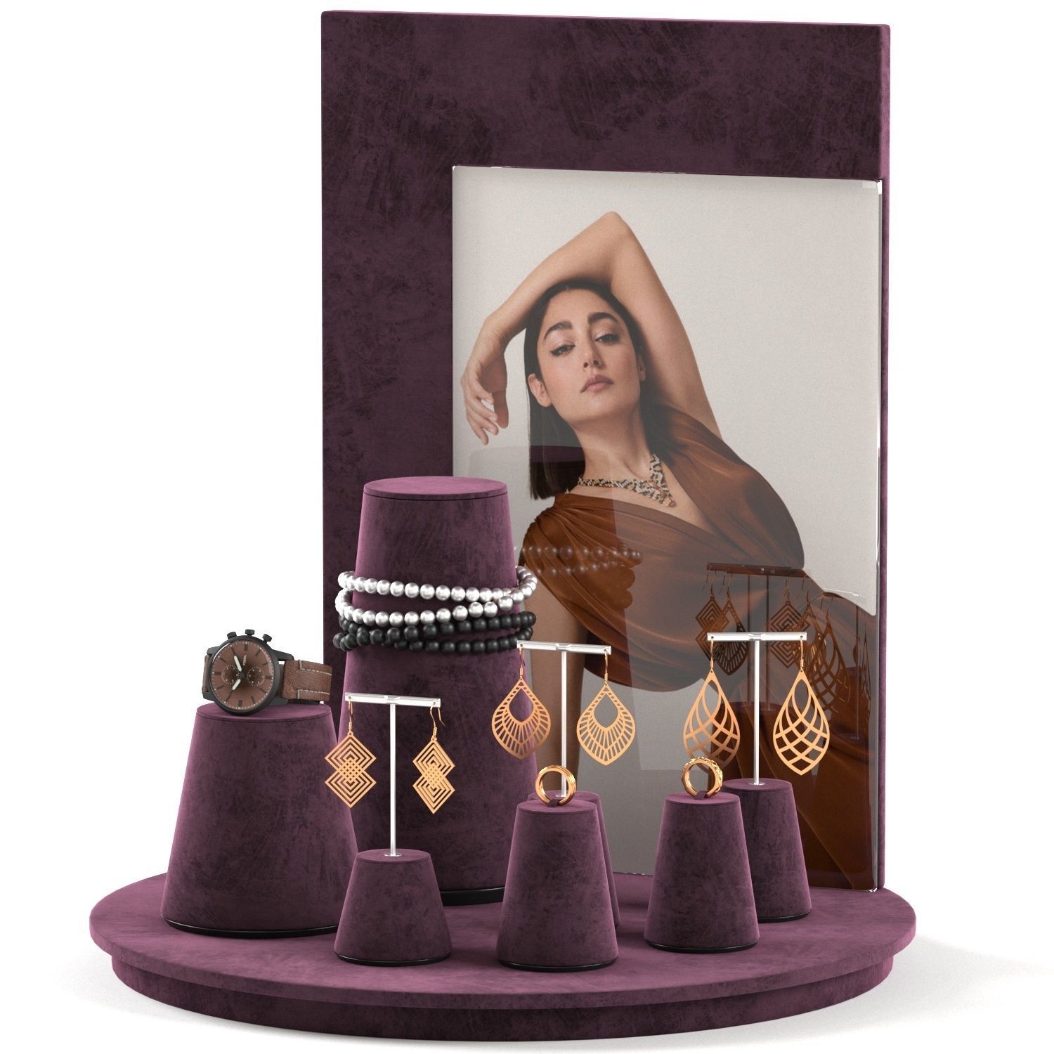 Jewelry Display Valdani 3D model_1