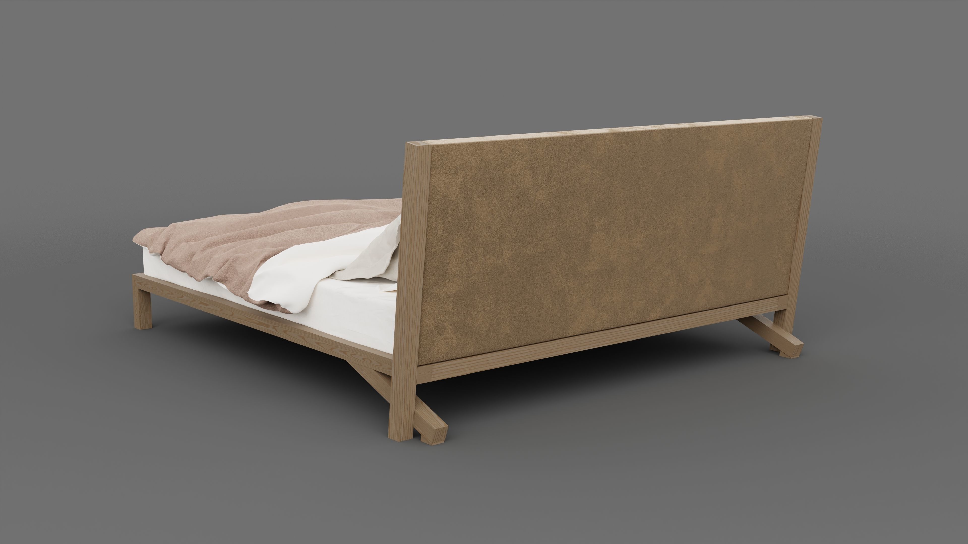 BD 22 Bed from Bartoli Design 3D model_3