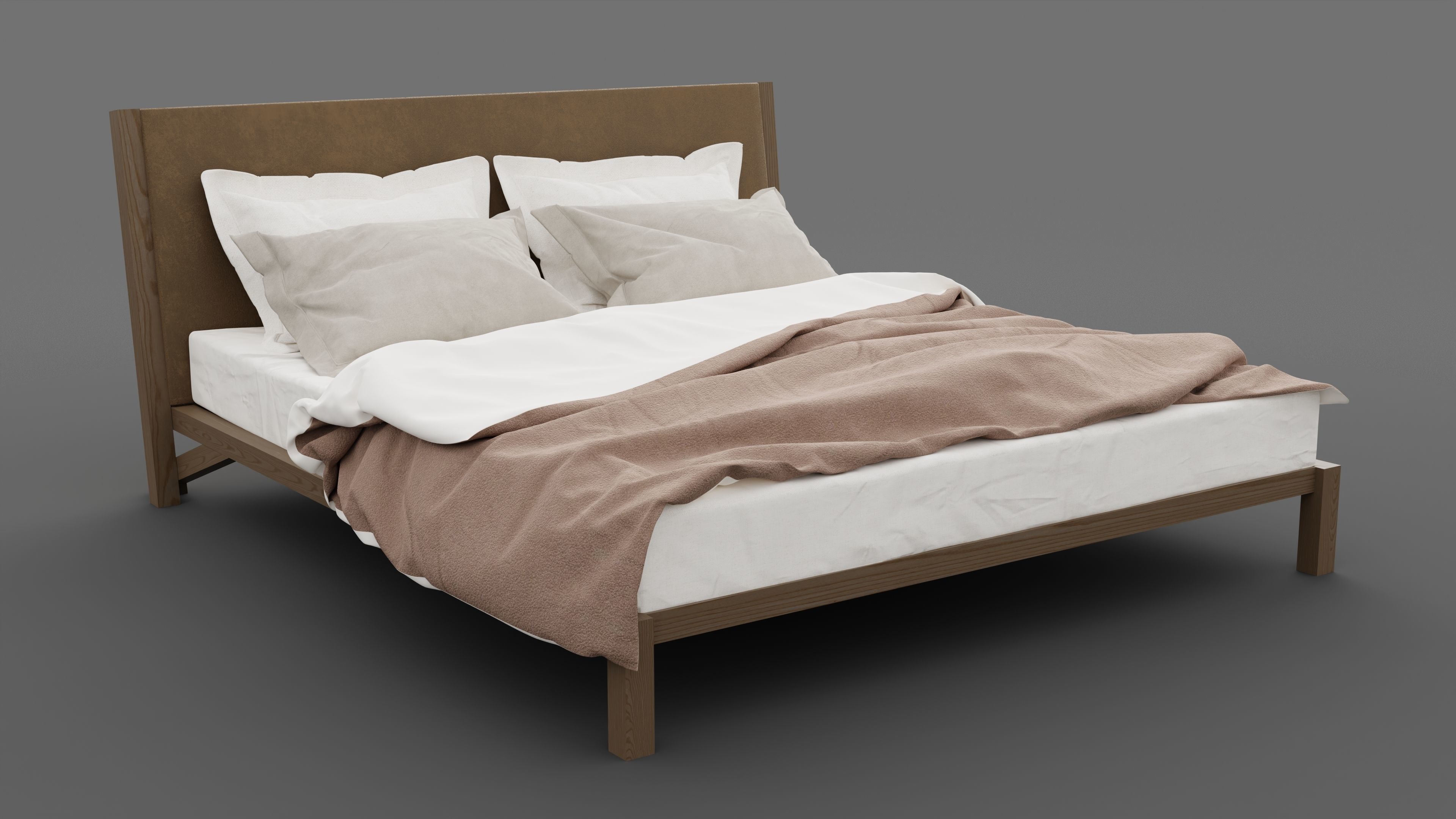 BD 22 Bed from Bartoli Design 3D model_2
