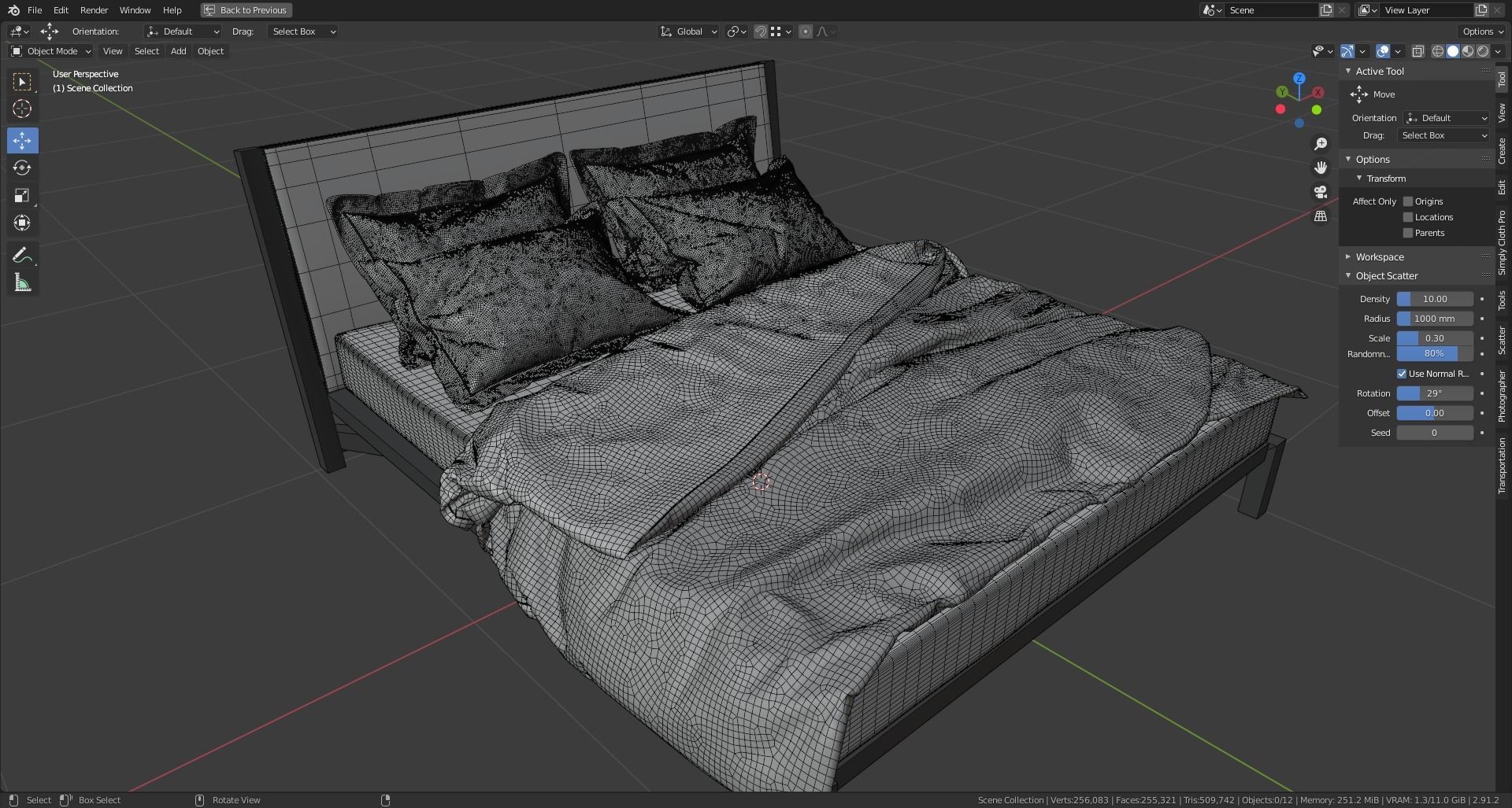 BD 22 Bed from Bartoli Design 3D model_5