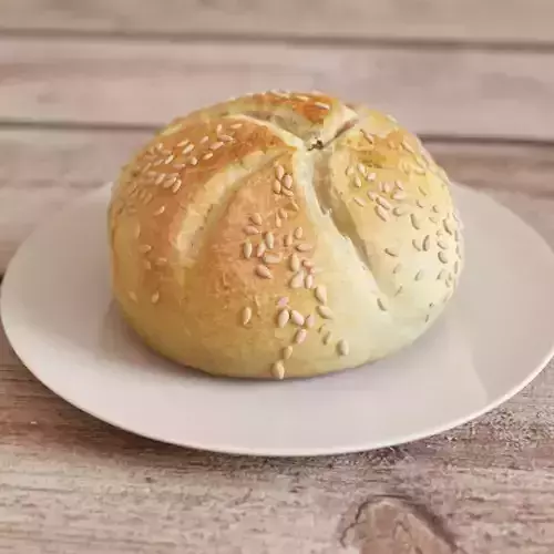 White Bread Bun Mid-Poly