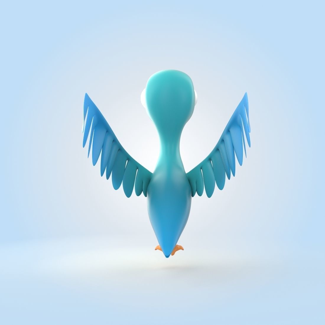 Hummingbird 3D model_3