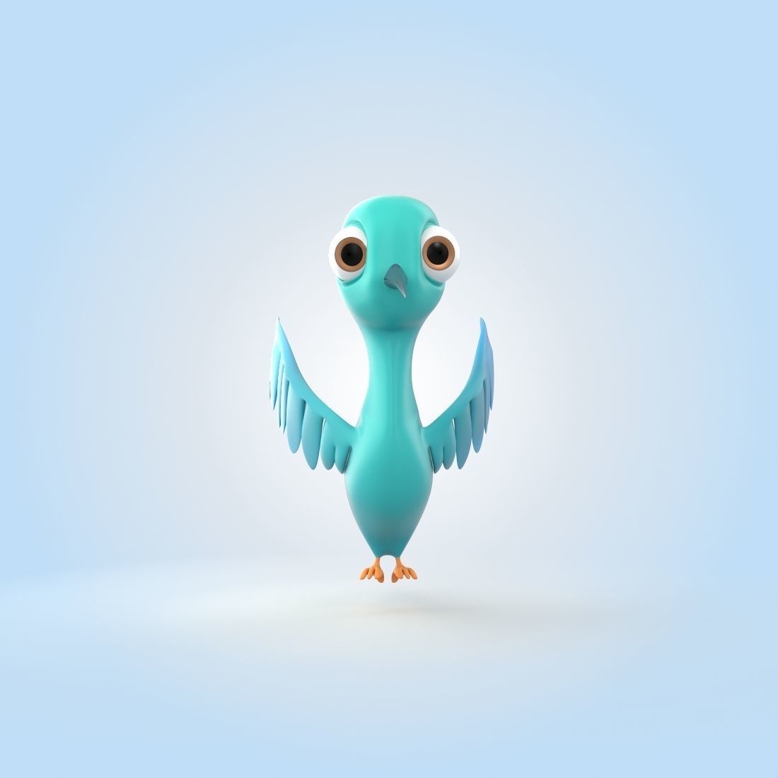 Hummingbird 3D model_5