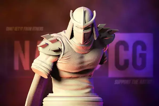Fan Art Shredder from TMNT - Bust