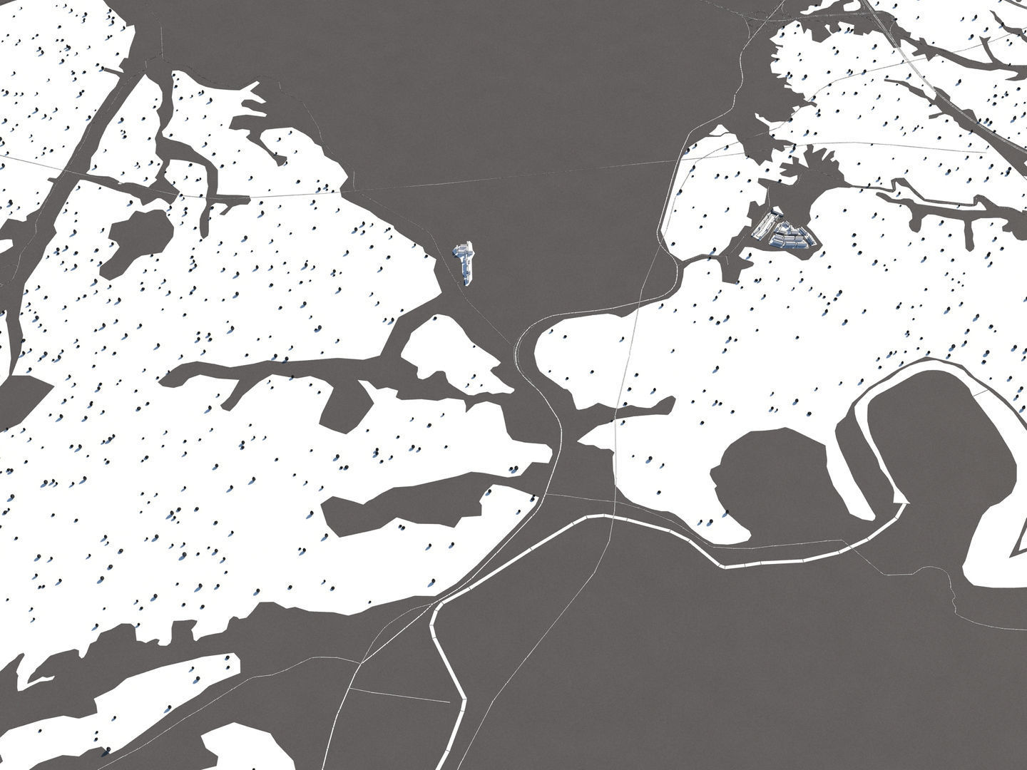 Ulsan South Korea 50x50km 3D model_24