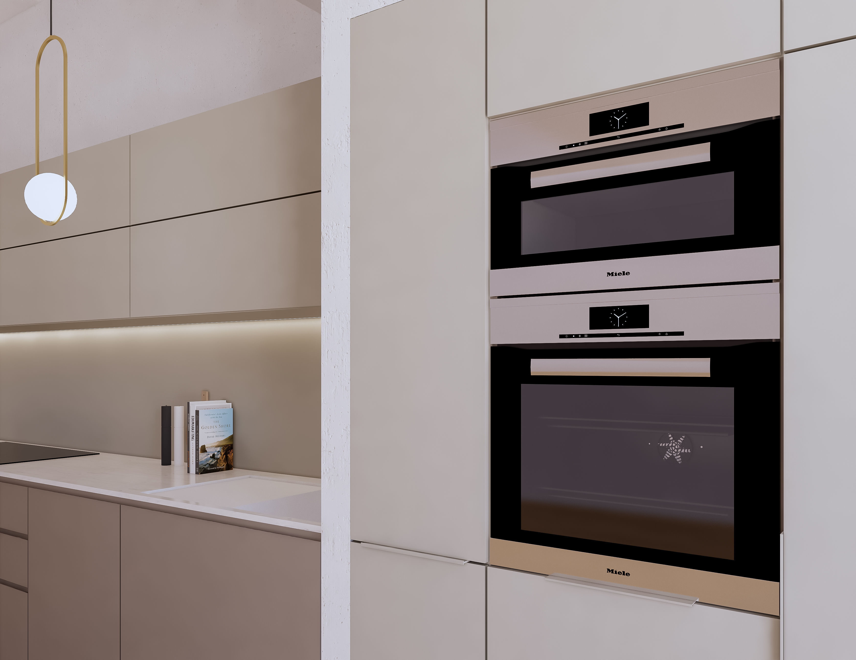 Modern Kitchen Created in Revit 9 Low-poly 3D model_5