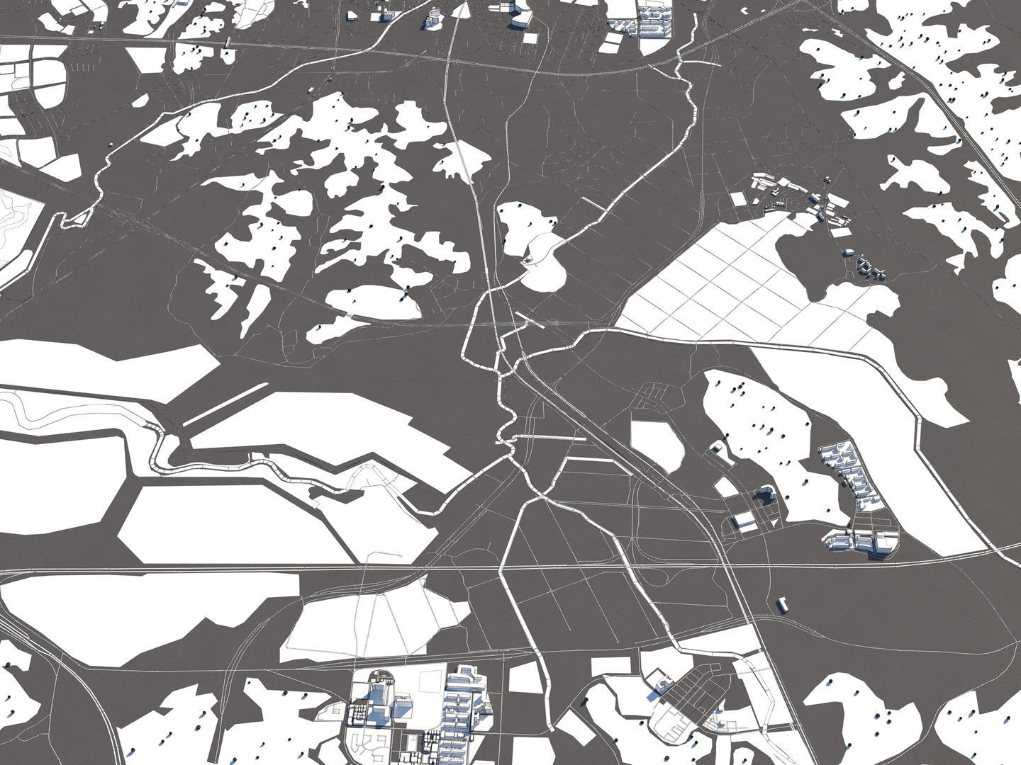 Incheon South Korea 50x50km 3D model_26