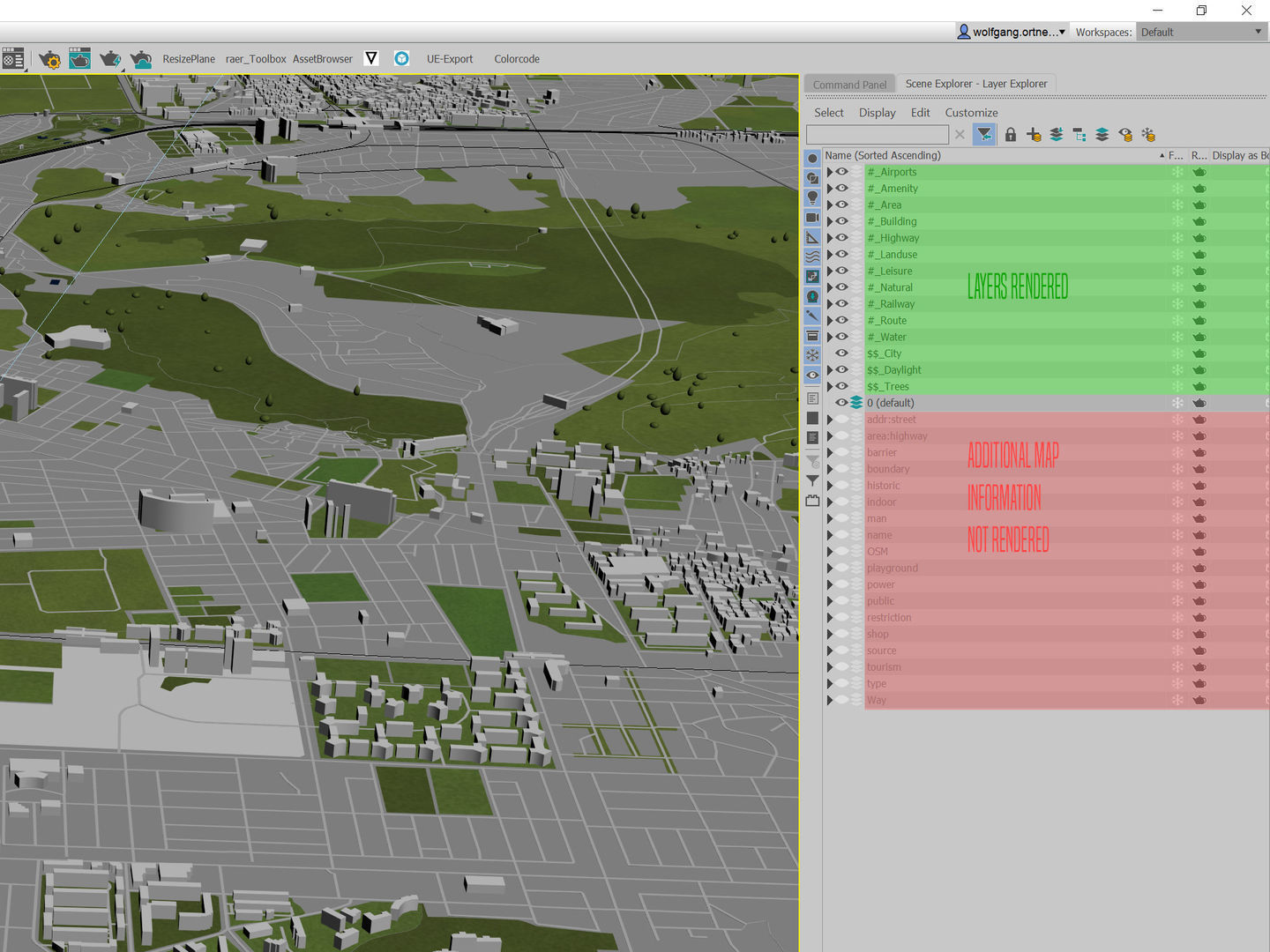 Incheon South Korea 50x50km 3D model_10