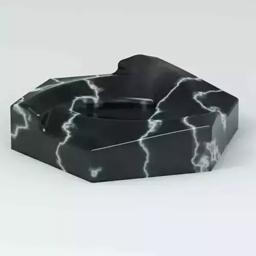 stone lightning ashtray