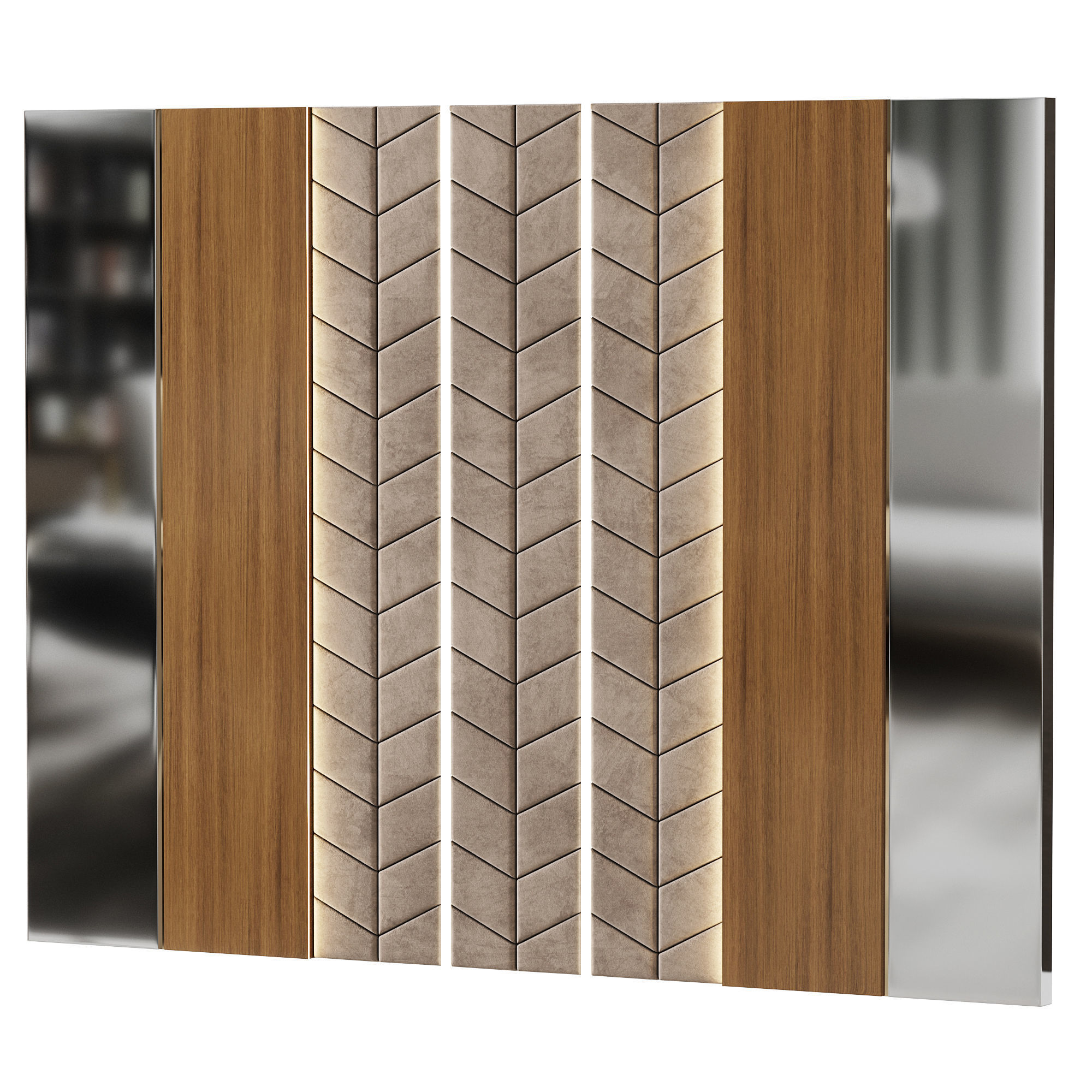 Name Panel by Pinterest 3D model_4