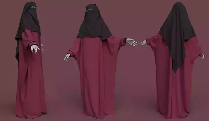 2 jilbebs and niqab