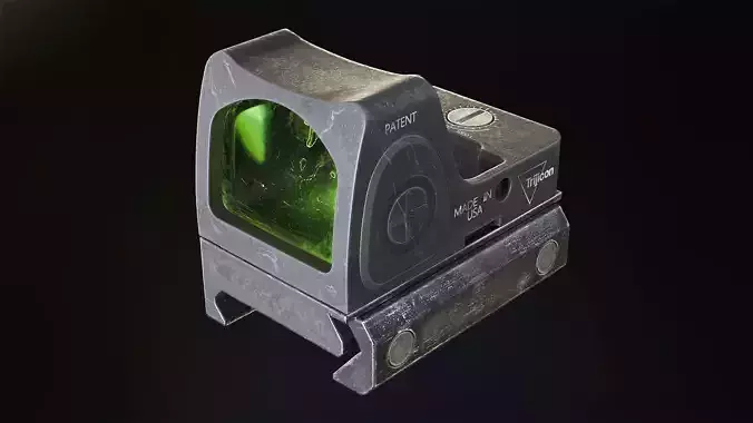 Trijicon RMR Type 2 Low-poly 3D model