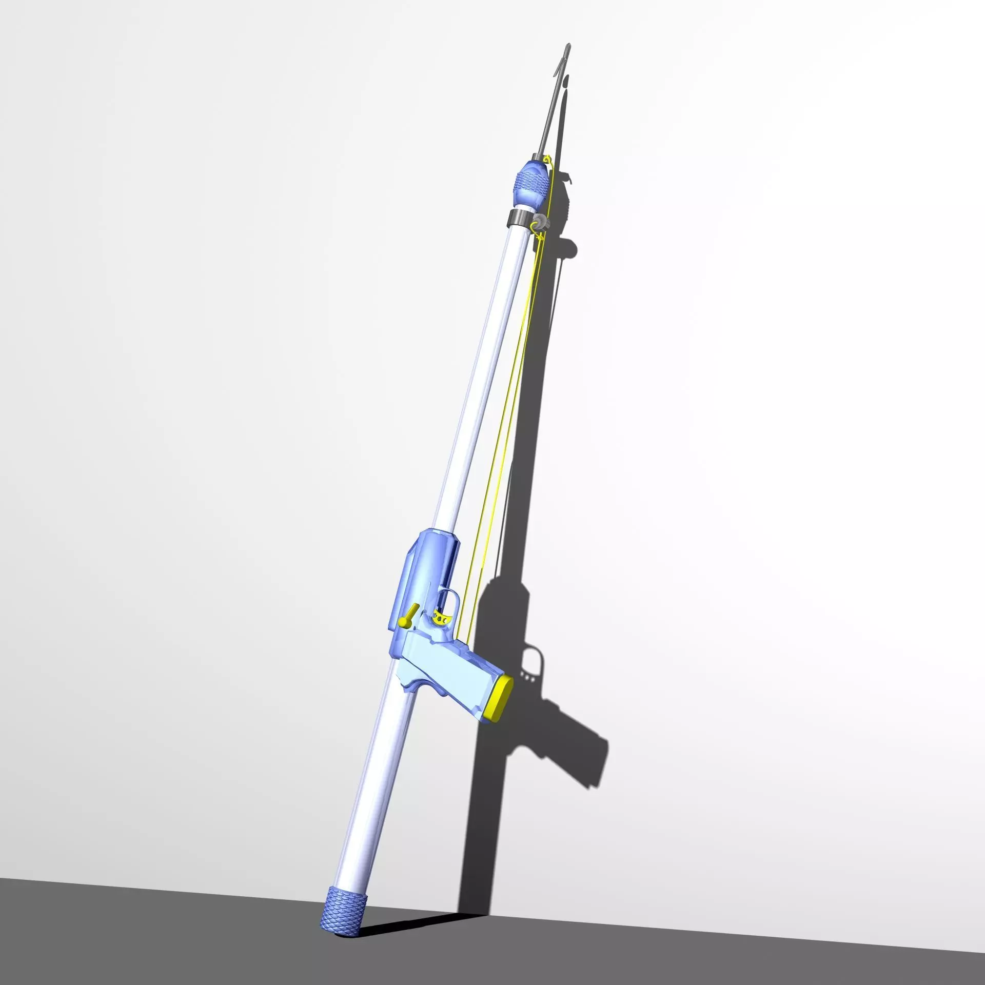 Fishing air gun 3D model