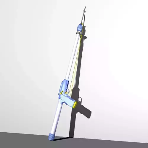 Fishing air gun 3D model