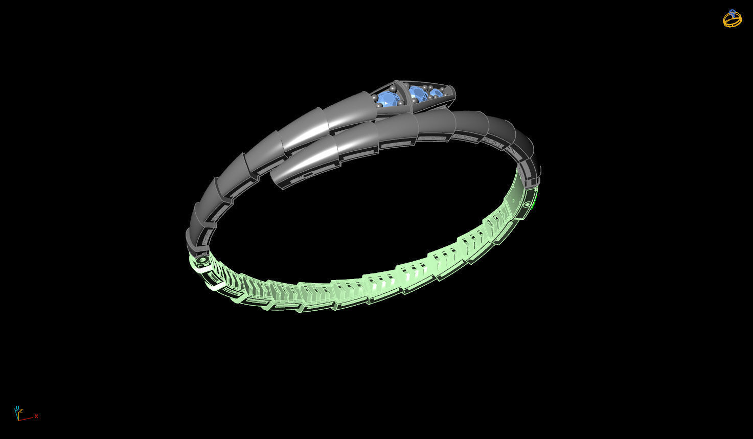 Tried Fusion Snake Clamp 3D print model_4