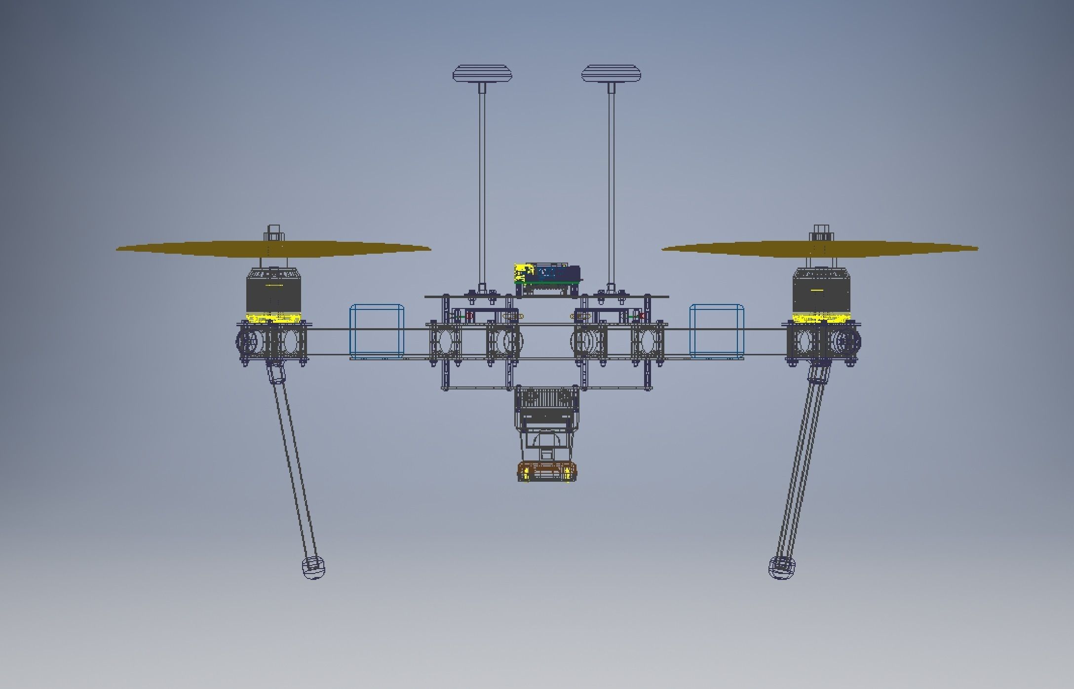 X4 Developer Quadcopter 3D model_2