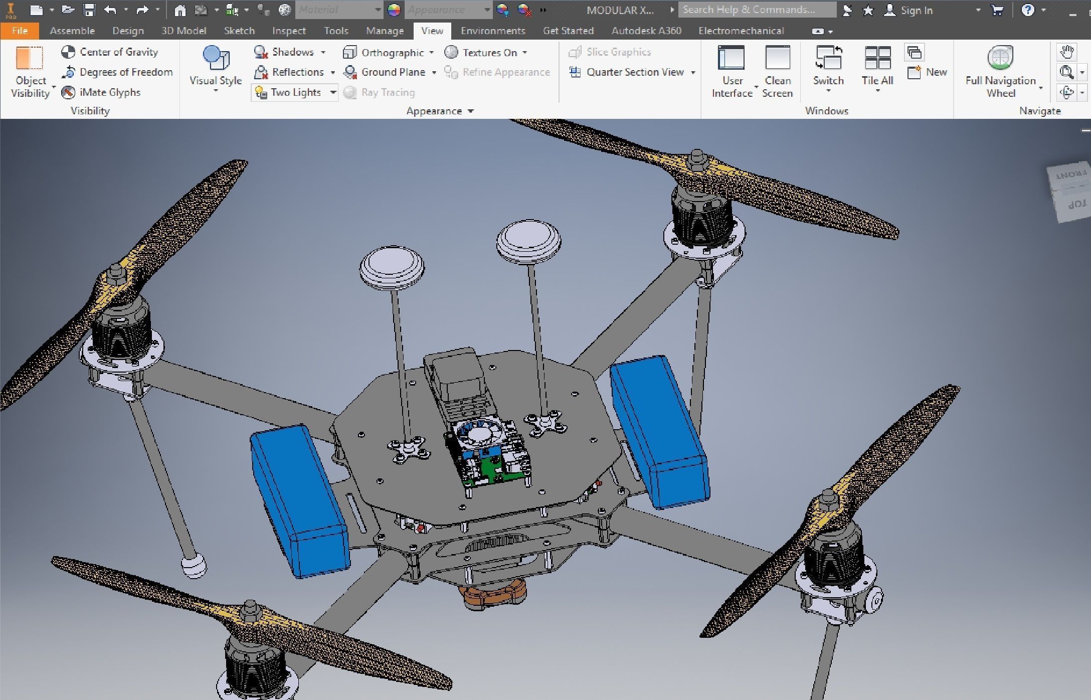 X4 Developer Quadcopter 3D model_16