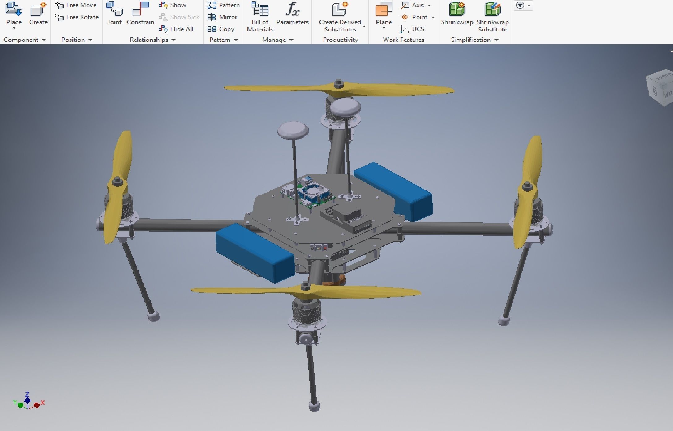 X4 Developer Quadcopter 3D model_23