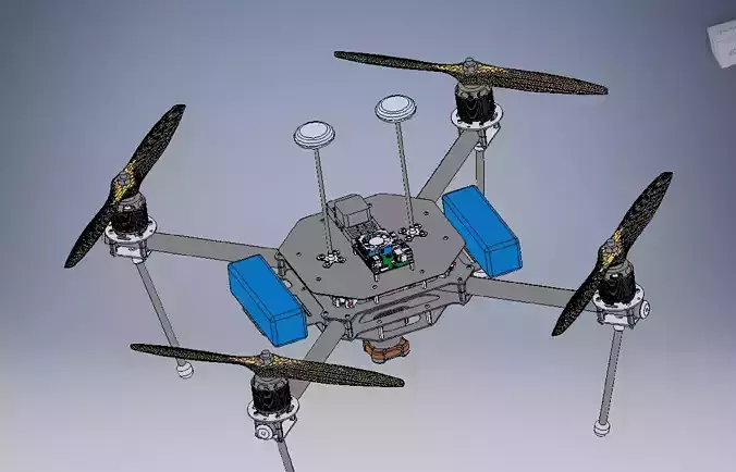 X4 Developer Quadcopter 3D model