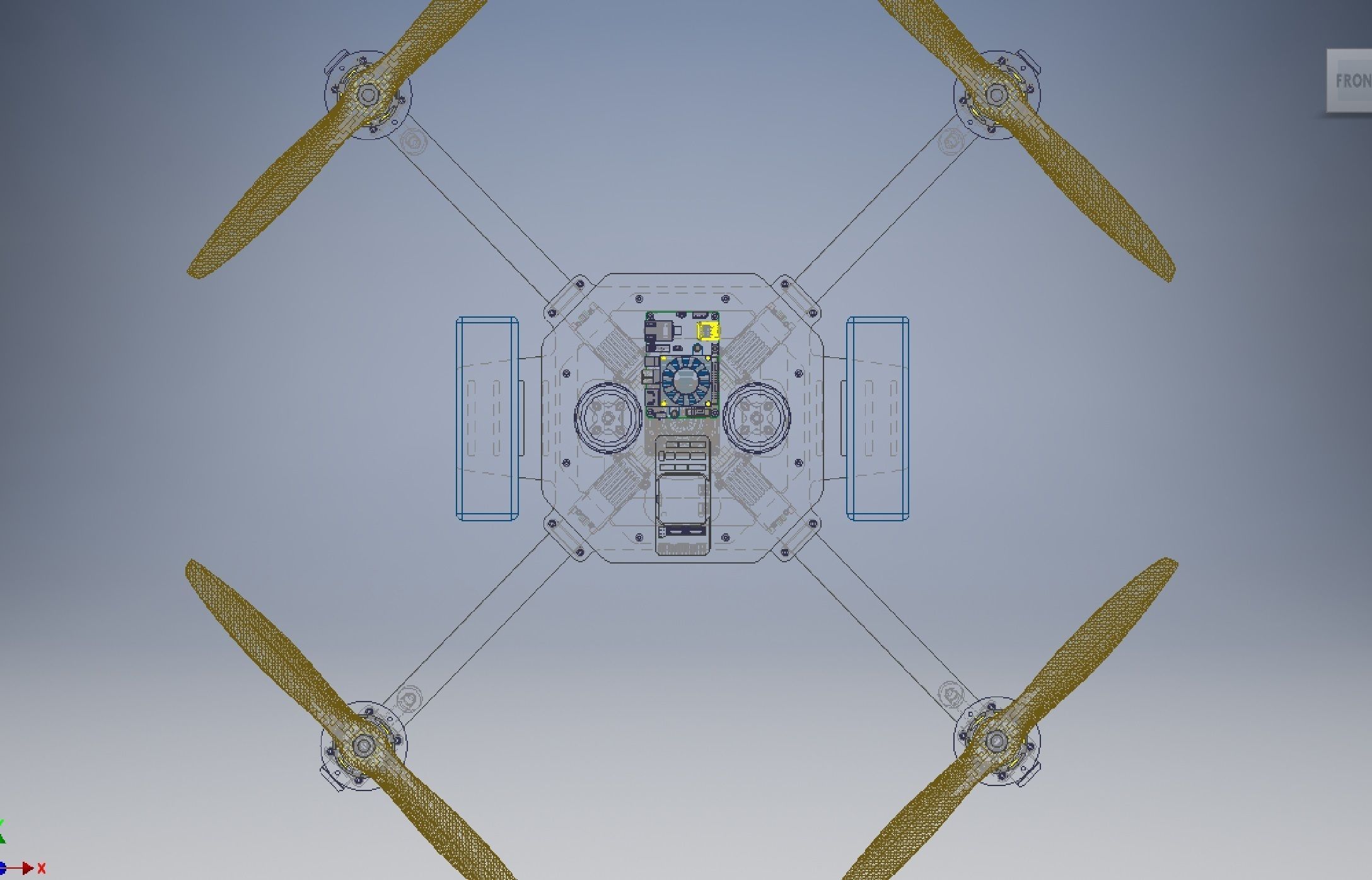 X4 Developer Quadcopter 3D model_12