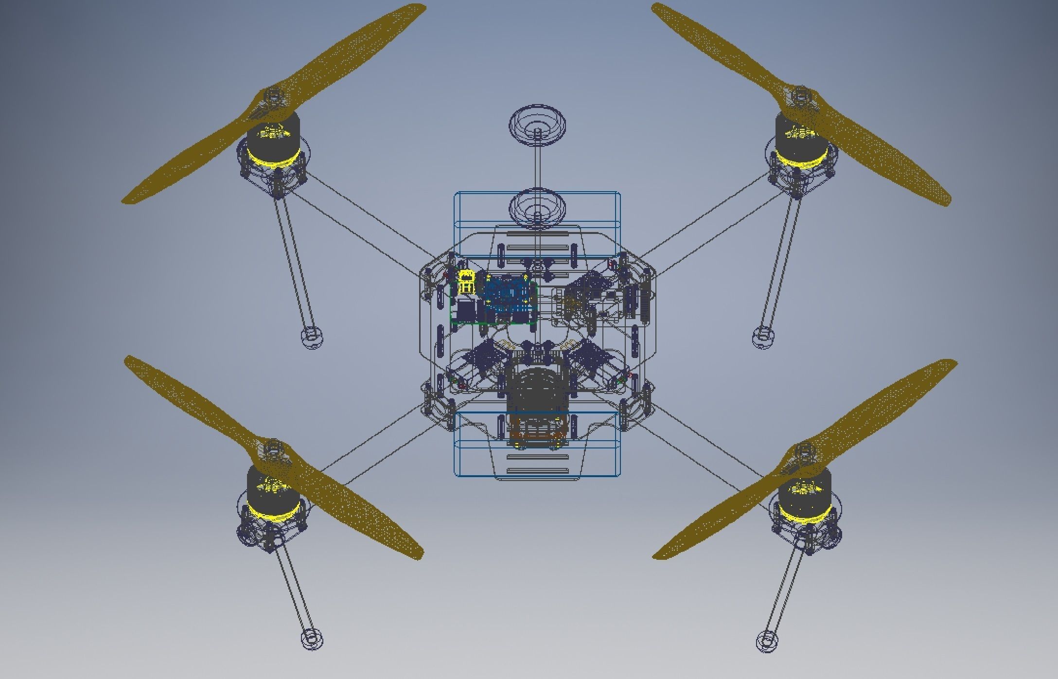 X4 Developer Quadcopter 3D model_4