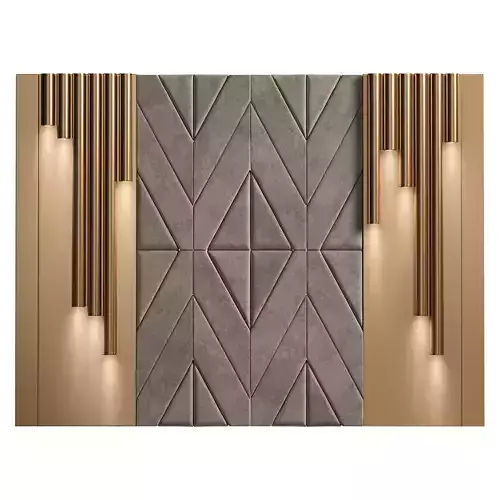 Panel checkered rug