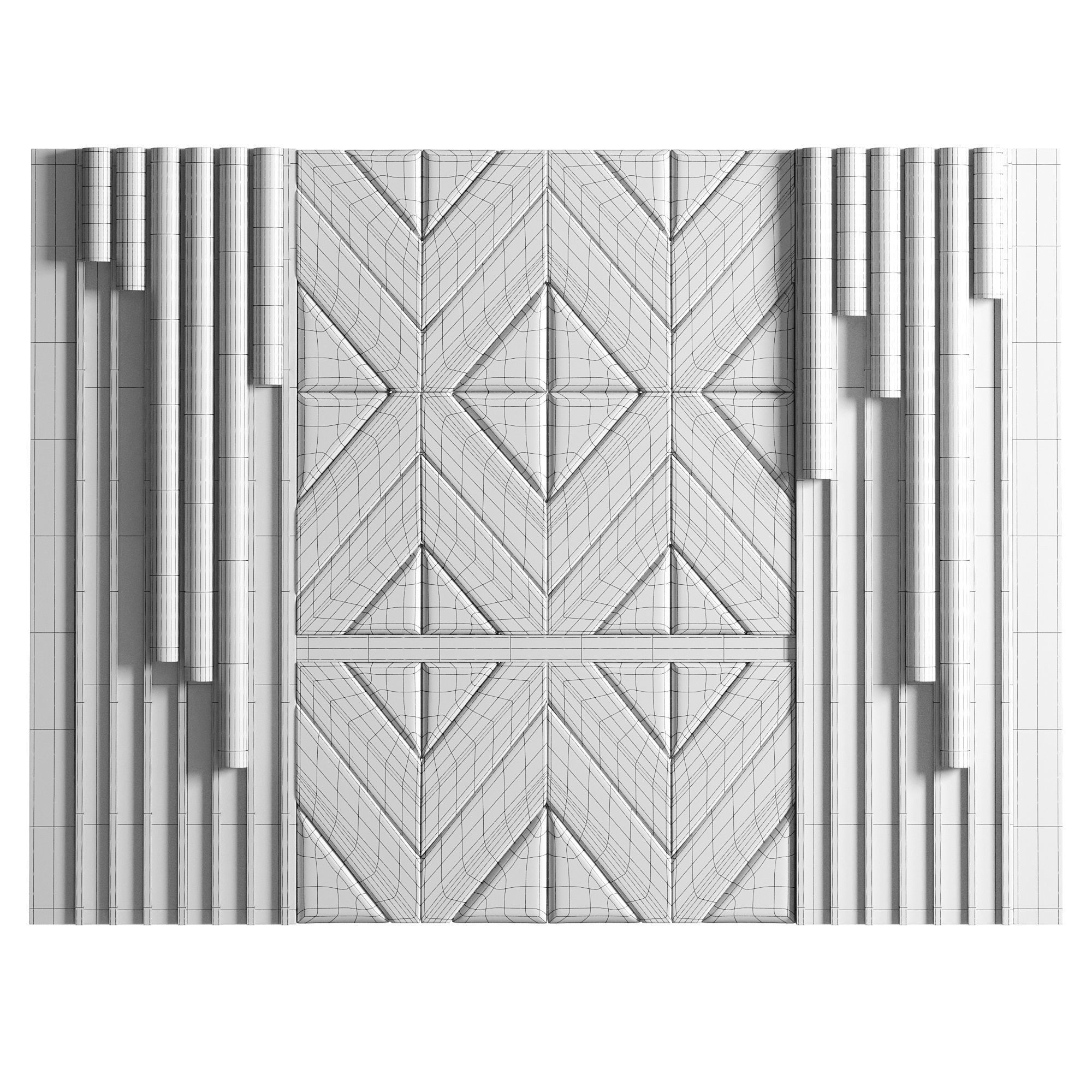 Name Panel 3D model_6