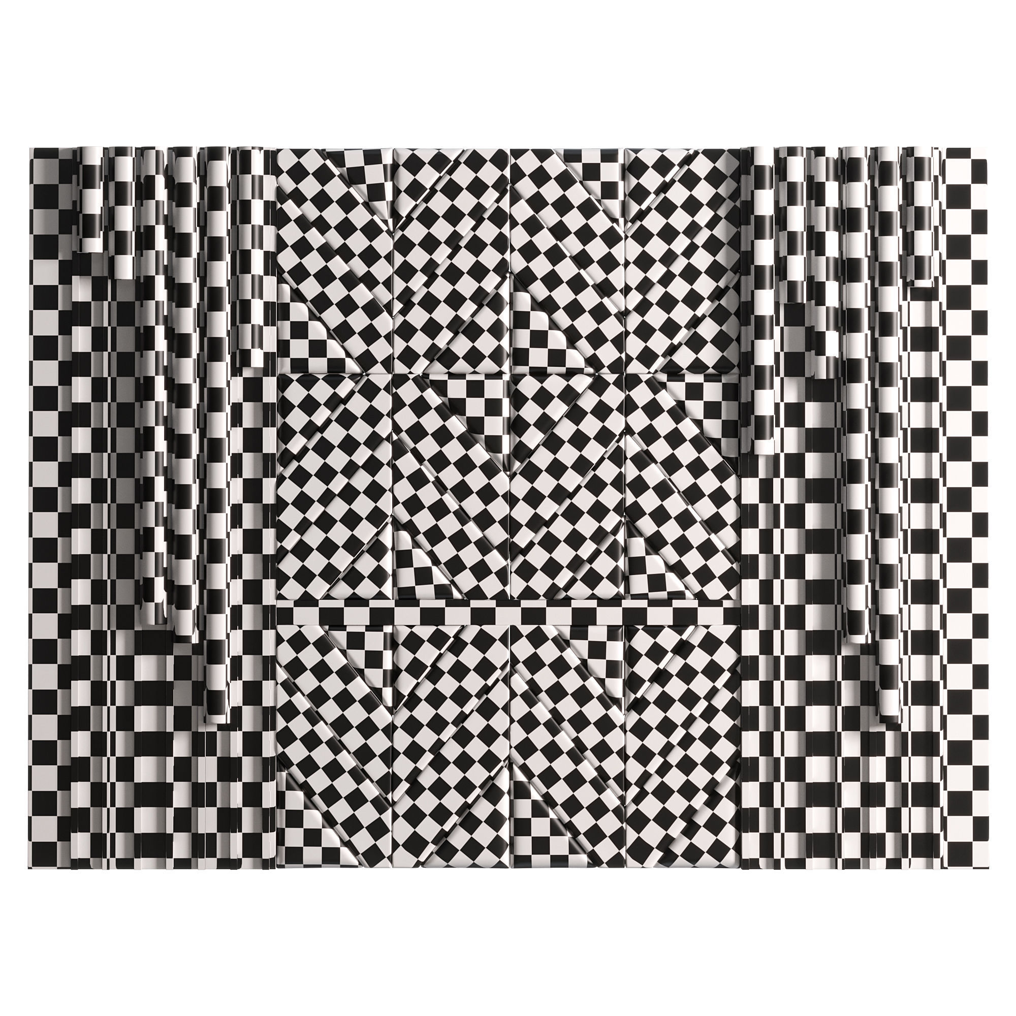 Name Panel 3D model_7