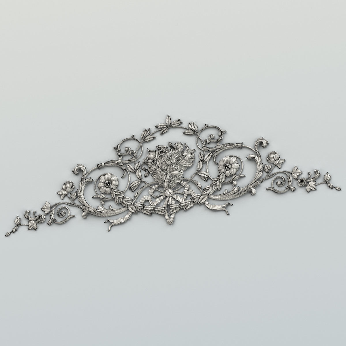 Corner decor 023 3D model_7