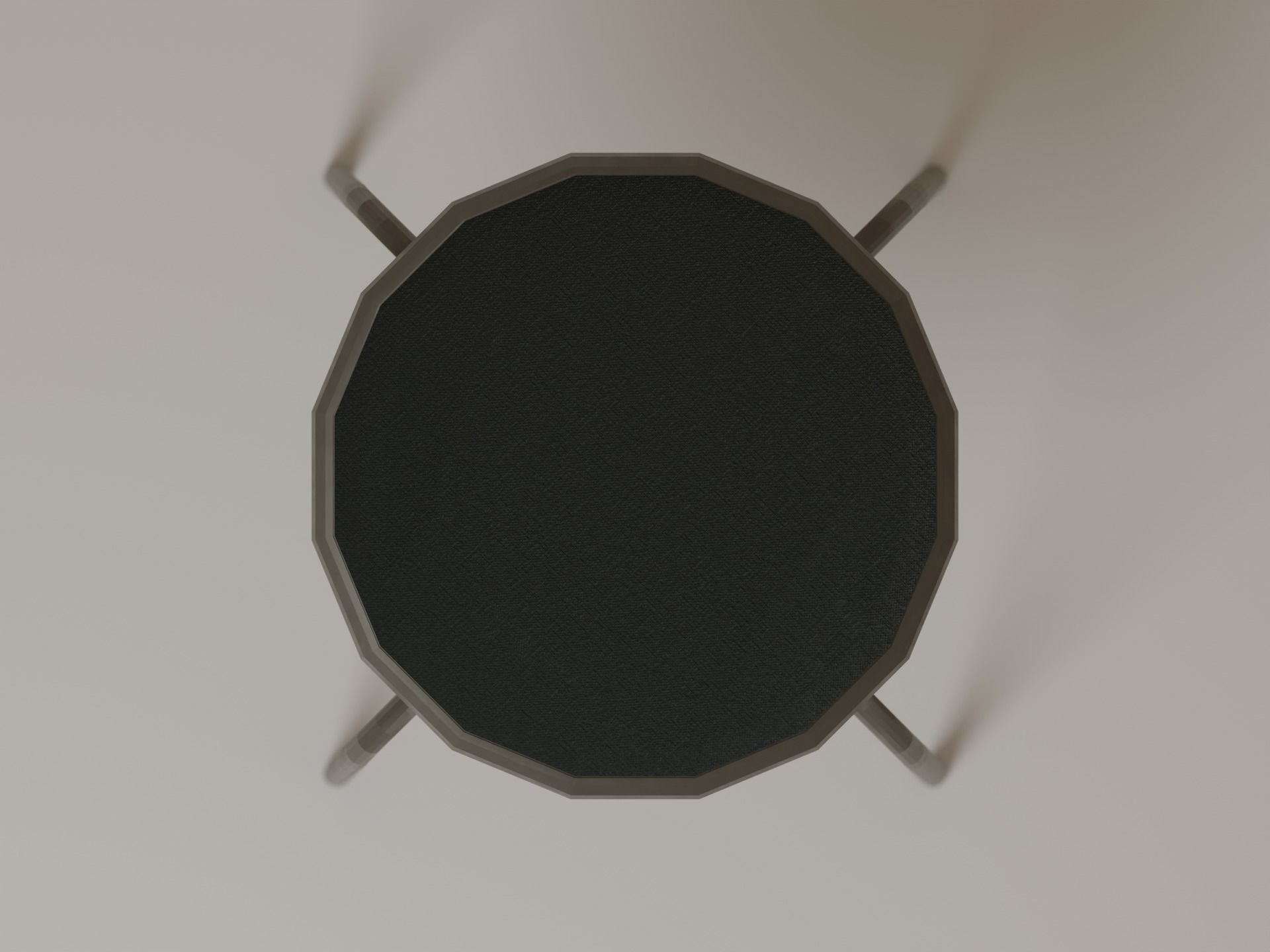 Low-poly Round Stool Free low-poly 3D model_5