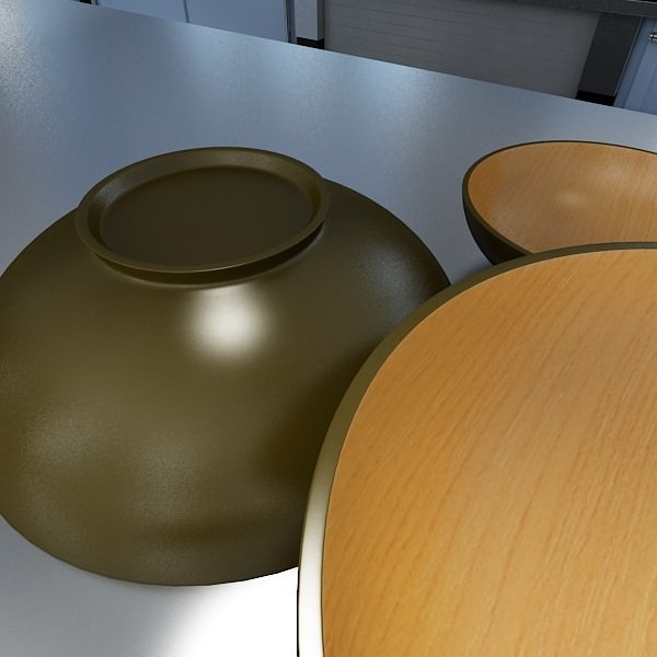 Basket and bowls collection 14 items 3D model_59